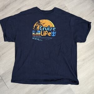 Cruise Life Black T-Shirt